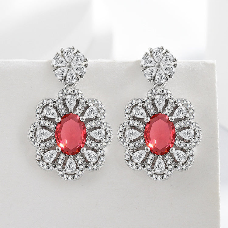 Bride Jewelry Earrings Necklace Jewelry Suit - Swefashionstore