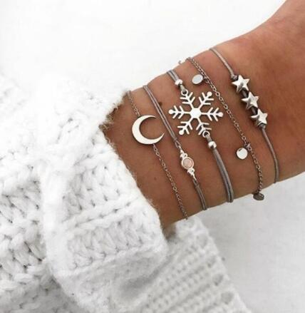 BESTSELLER PERLENKETTE Armband SET Fußkettchen