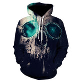 All kinds of fancy scary skull print hoodies - Swefashionstore