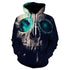 All kinds of fancy scary skull print hoodies - Swefashionstore