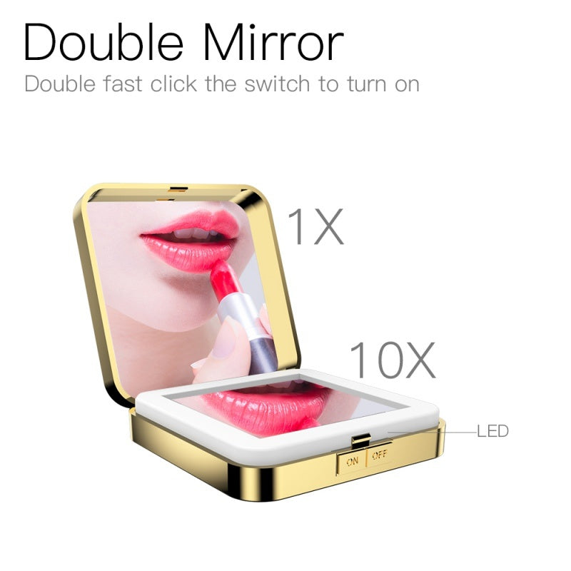 Led Makeup Double Mirror