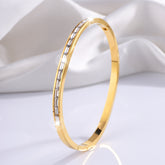 New Non-fading Diamond-Embedded Stainless Steel Bracelet For Women - Swefashionstore