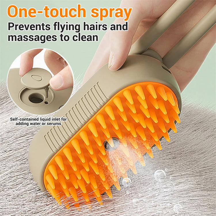 Cat Steam Brush Steamy Dog Brush 3 In 1 - Swefashionstore