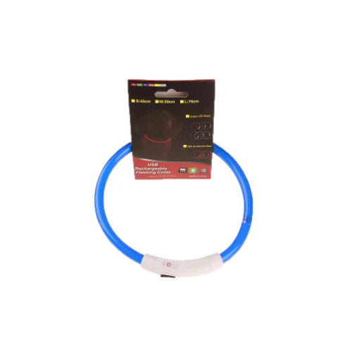 Pet Flashing Collar USB Rechargeable Necklace