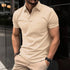 Summer Short Sleeve Polo Shirt - Swefashionstore