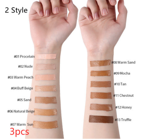 LangManni Makeup Liquid Foundation Oil Control Concealer - Swefashionstore
