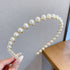Sen Simple Pearl Thin Headband Hair Accessories Headband - Swefashionstore