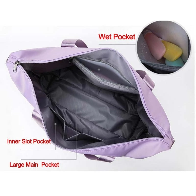 Foldable Storage Travel Bag Waterproof Large Capacity - Swefashionstore