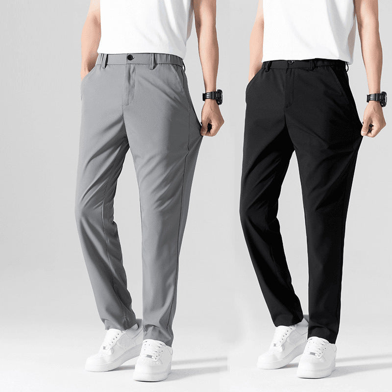 Business Casual Pants Stretch Suit Pants Men&