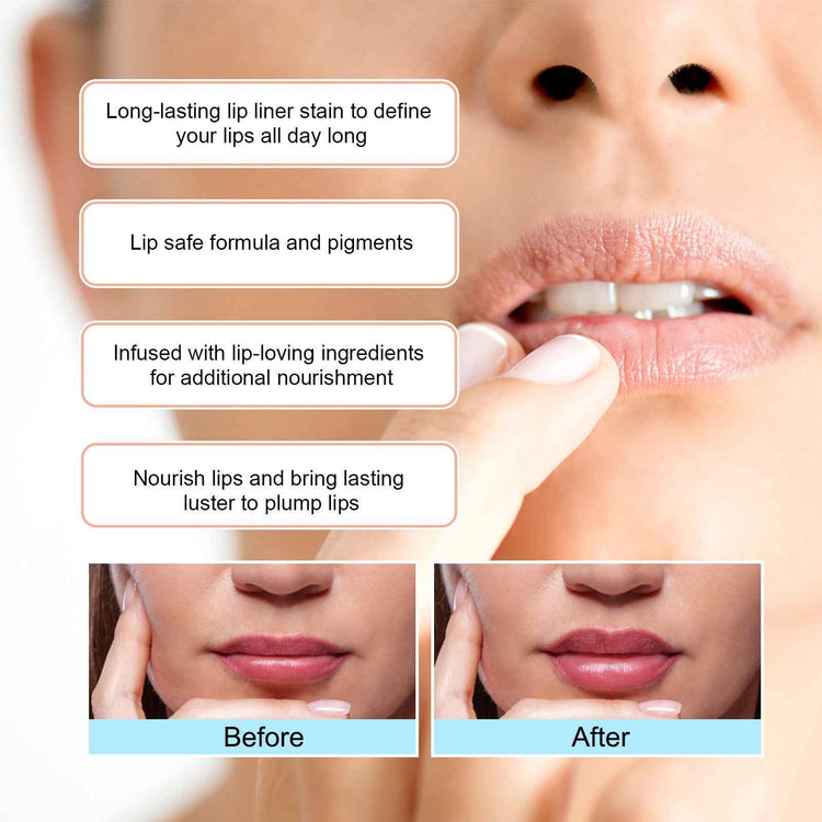 Stripping Lip Liner Outline Waterproof for All-Day Wear - Swefashionstore