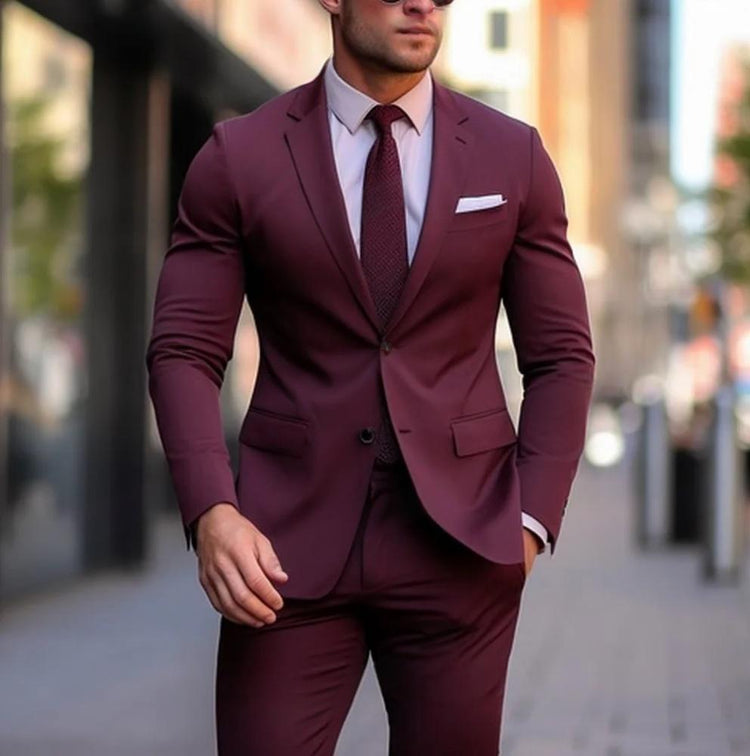 Suit Banquet Wedding Groomsman Suit Suit Two-piece Suit - Swefashionstore
