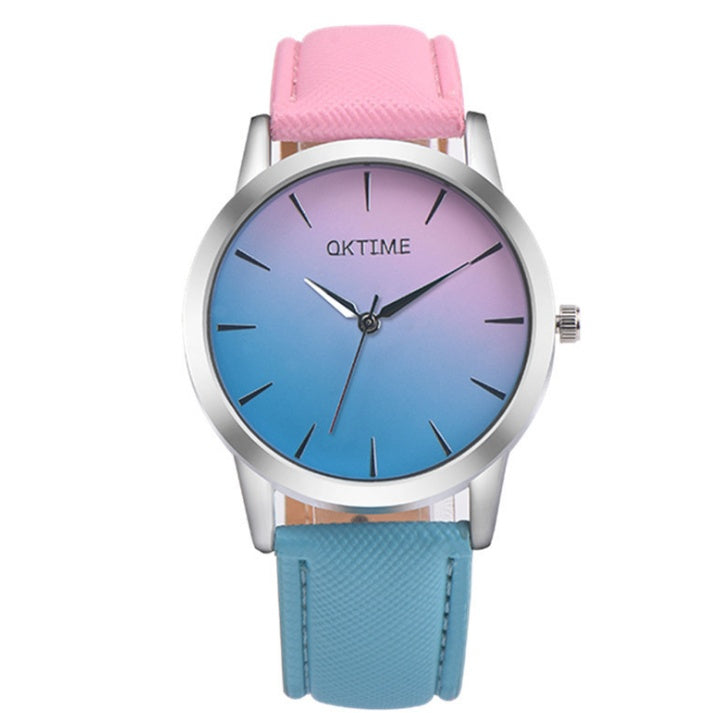 RETRO Regenbogen Design Uhr ANALOG Quarz Uhr