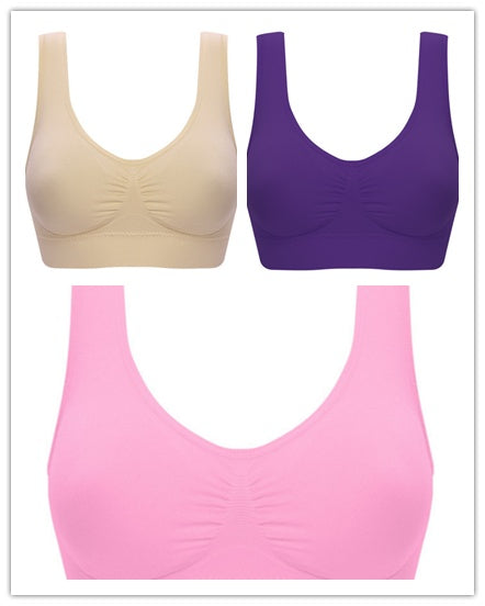 Women YOGA Tank Tops SPORTS Bra Workout Fitness - Swefashionstore