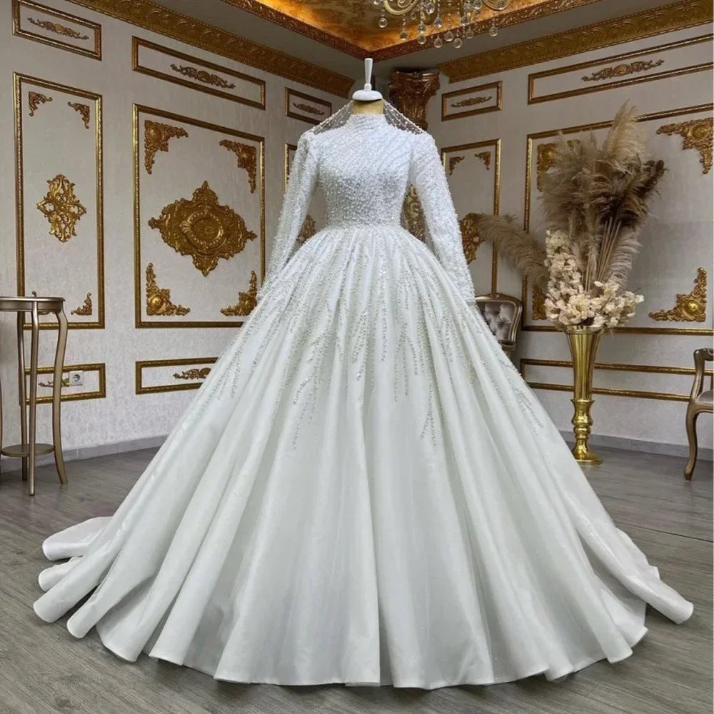 Bride Owner Wedding Dress Trailing Wedding Pettiskirt - Swefashionstore