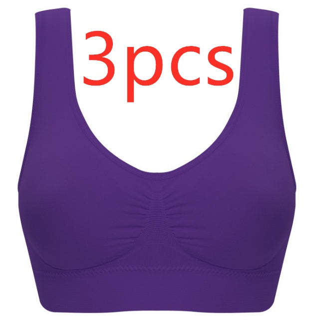 Women YOGA Tank Tops SPORTS Bra Workout Fitness - Swefashionstore