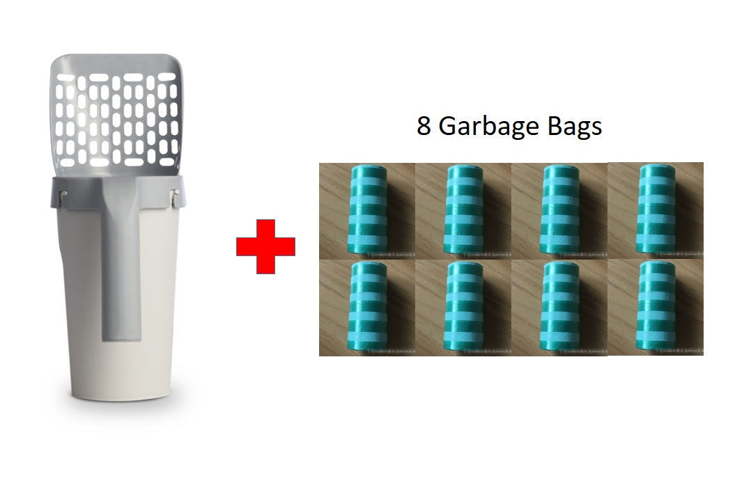 Storage Box Integrated Lazy Cat Litter Shovel Set - Swefashionstore