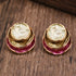 Ins Three-colored Painting Round Earrings Fashion Elegant Versatile Geometric Earrings For Women Jewelry - Swefashionstore