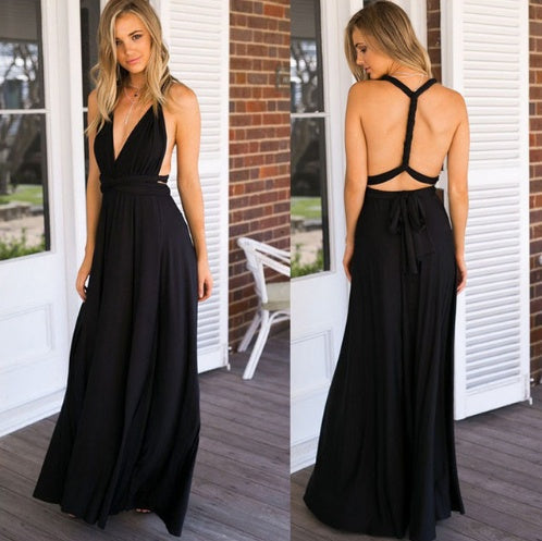 New Stylish Women's Long Party Floor-Length Summer Dress