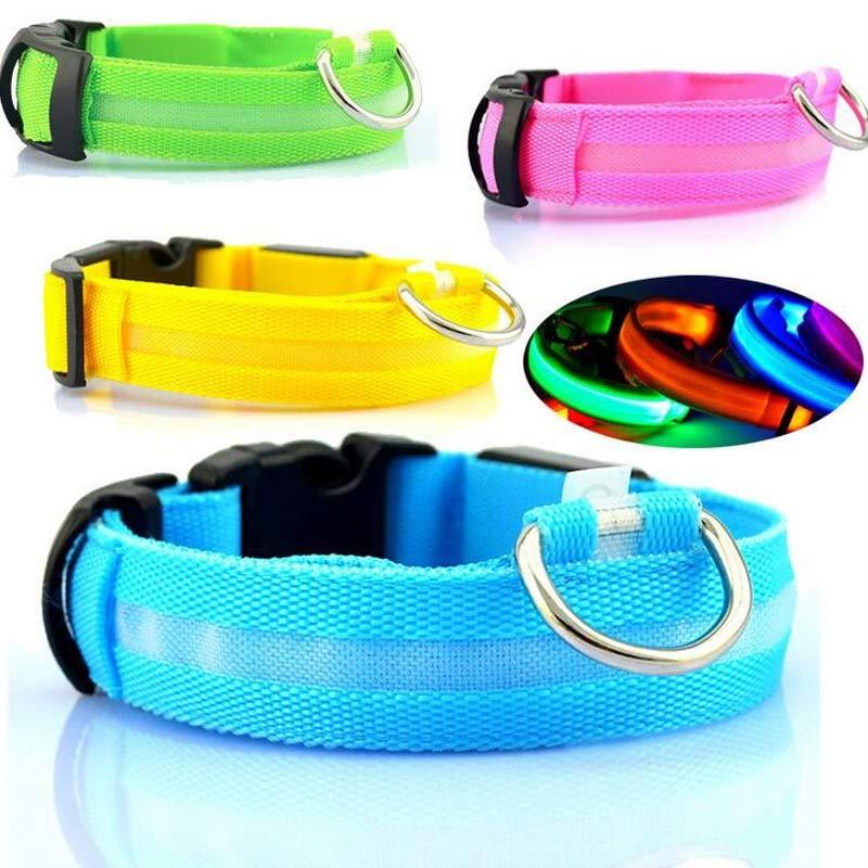 Nylon LED Pet Dog Luminous Collar - Swefashionstore