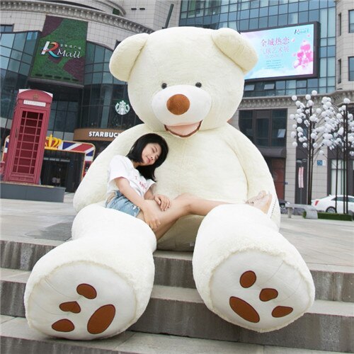 Giant Teddy Bear Plush Toy Huge Soft Toys Leather Shell - Swefashionstore