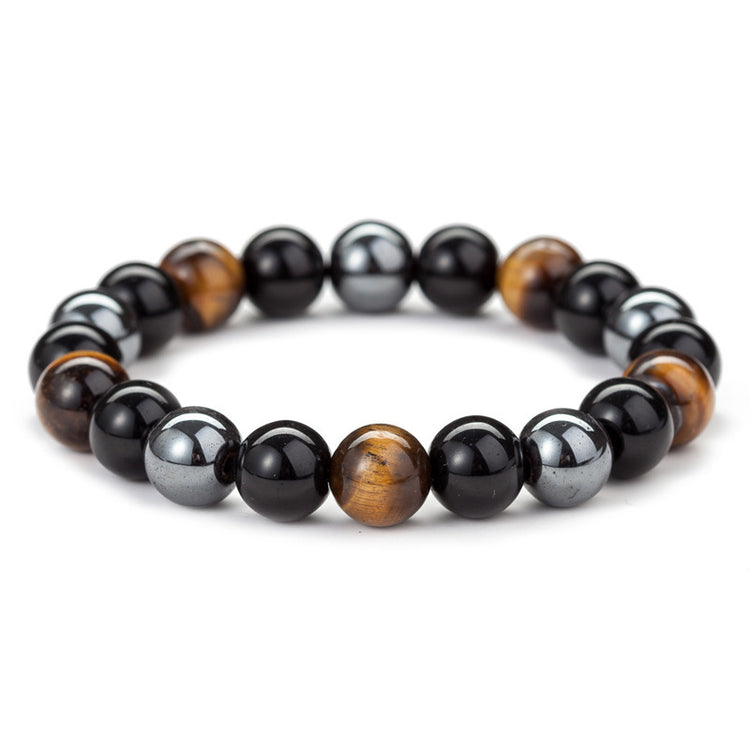 TIGER Eye Stone Bracelet Natural SMOOTH Bracelet - Swefashionstore
