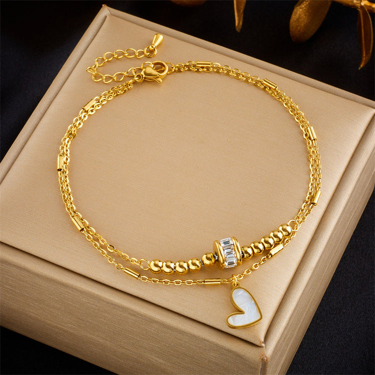 Fashion Jewelry Boho Classic Love Heart Ankle Chain - Swefashionstore