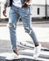 NEW Ripped SKINNY Jeans mens Streetwear - Swefashionstore