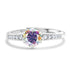 S925 Sterling Silver Moissanite Luxury Four-claw Couple Ring - Swefashionstore