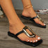 Plus Size Flip-flops Buckle Sandals for Ultimate Comfort and Style - Swefashionstore