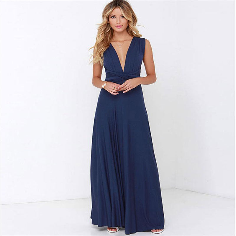 New Stylish Women's Long Party Floor-Length Summer Dress