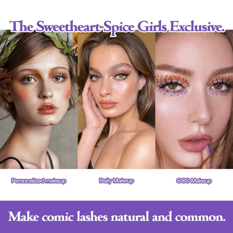 New Anime Makeup Artificial False Eyelashes - Swefashionstore