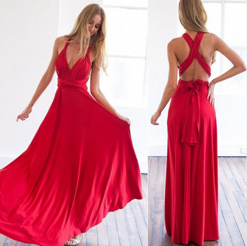 New Stylish Women's Long Party Floor-Length Summer Dress
