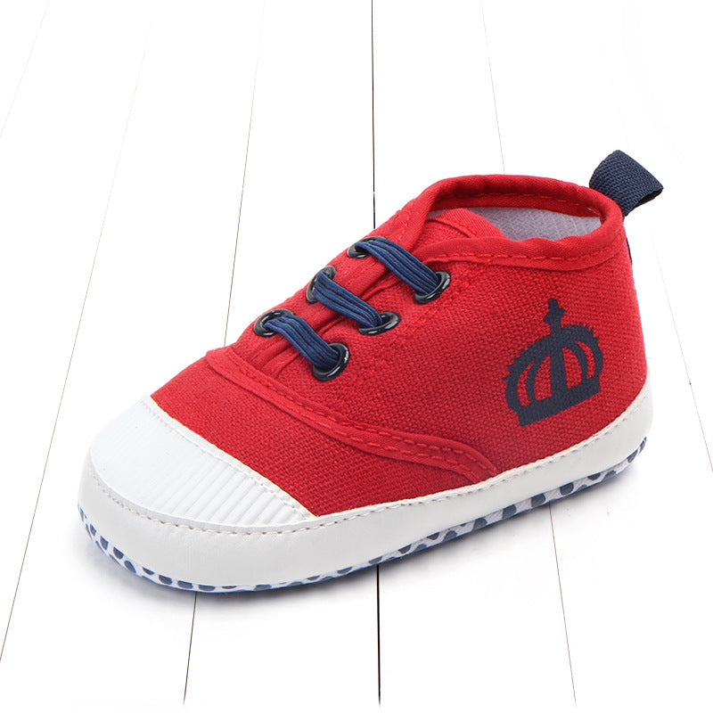 CANVAS Babyschuhe mit Gummibändern