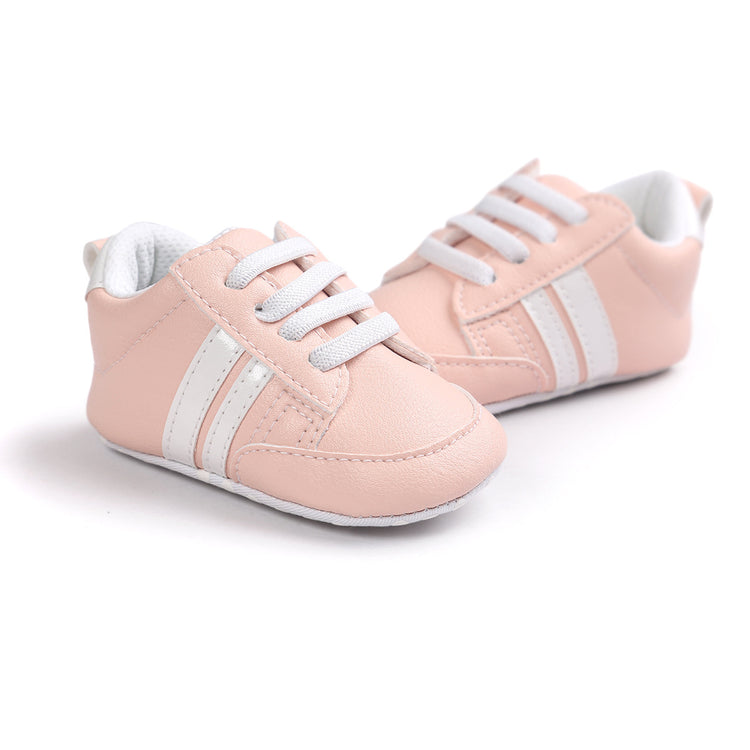 Baby Boy Girl Moccasins Shoes Infant PU Leather Non-slip Soft Newborn Sneakers - Swefashionstore