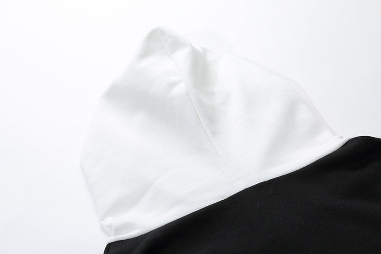 Autumn Men Graffiti Oversize Hoodies Hip-hop Round Neck Cotton Hoodie - Swefashionstore