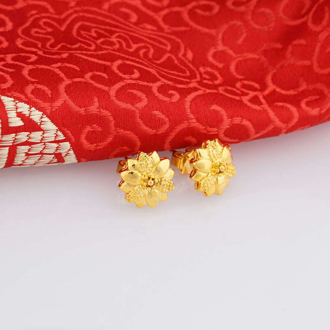 24K Gold Plated Earrings Euro Gold Jewelry New Popular Earrings - Swefashionstore