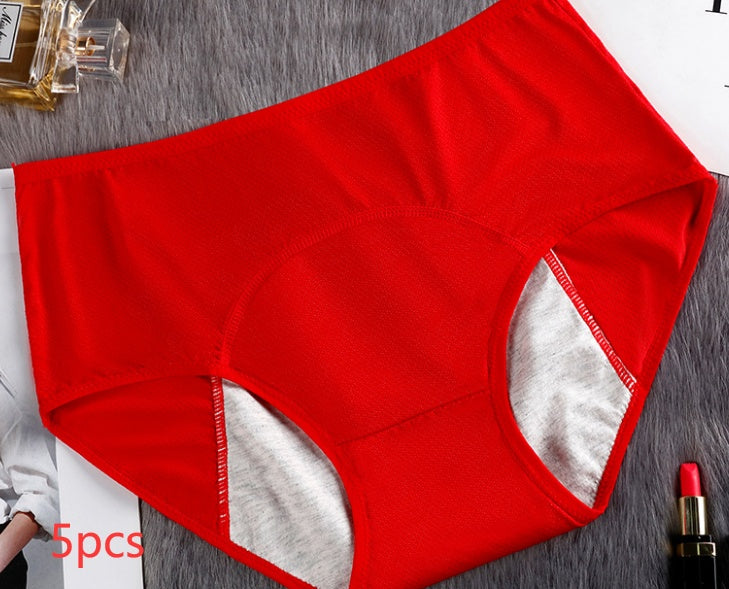 5PCS Menstrual Underwear Women Leak Proof Panties - Swefashionstore