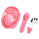 Anti Fog Snorkeling Full Face Mask Diving Goggles With Camera - Swefashionstore