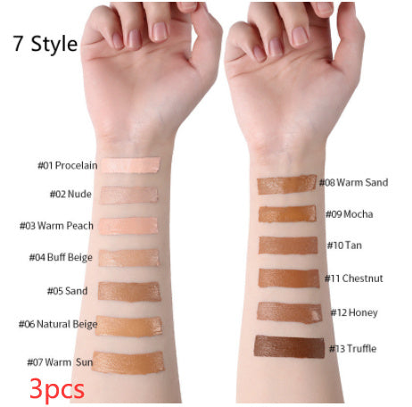 LangManni Makeup Liquid Foundation Oil Control Concealer - Swefashionstore