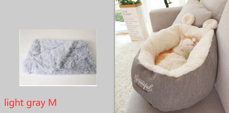 Pet Dog Bed Warming Soft Sleeping Bag Cushion Puppy Kennel - Swefashionstore