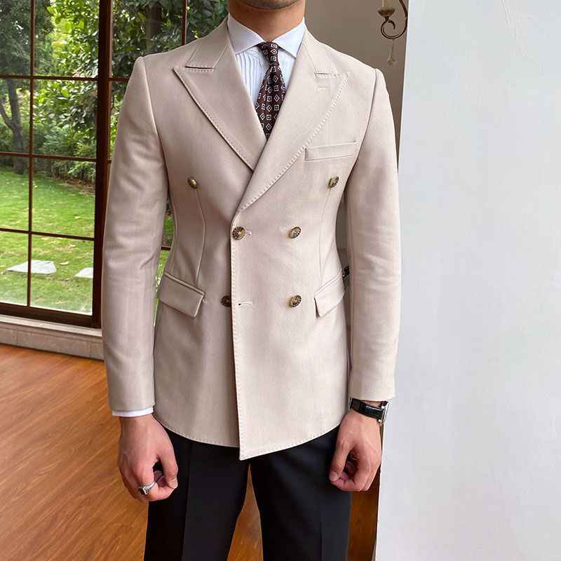 Casual Business All-match Suit Jacket - Double Breasted Design - Swefashionstore