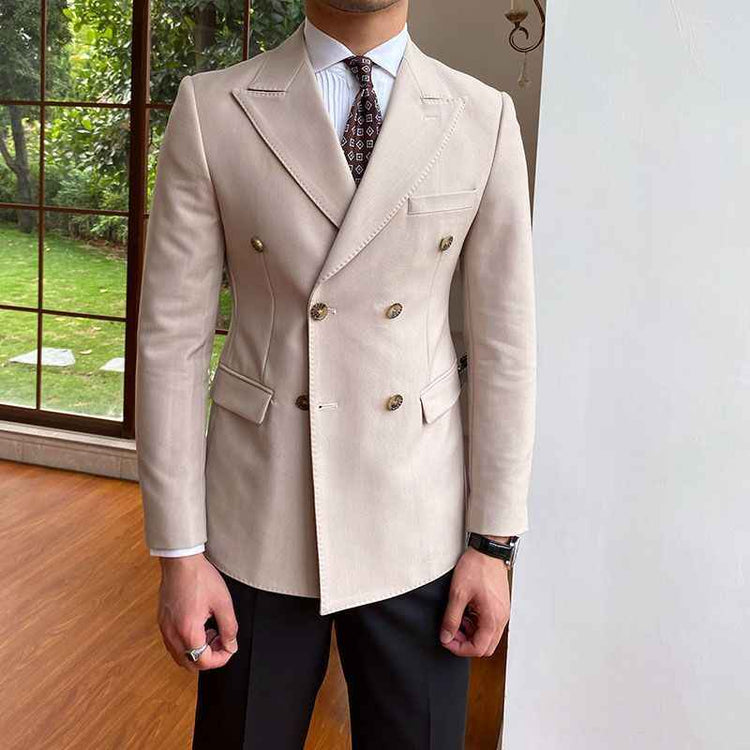 Casual Business All-match Suit Jacket - Double Breasted Design - Swefashionstore