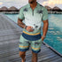 Short-sleeved Shorts Two-piece Sports And Leisure Men&