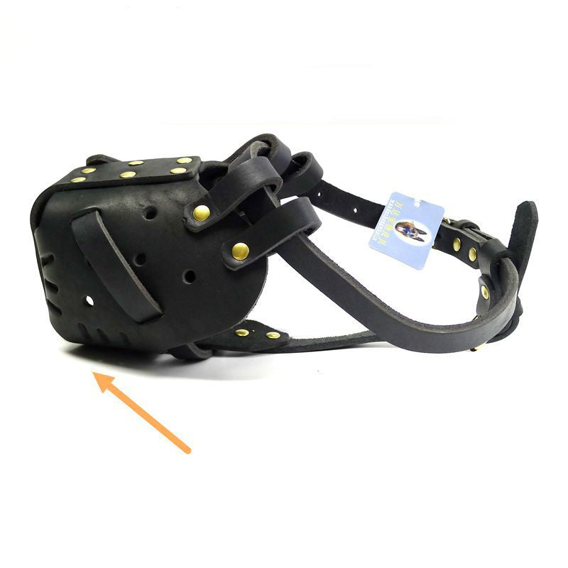 Cowhide Dog Muzzle Medium And Large Dog - Swefashionstore