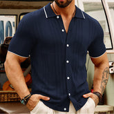Short-sleeved Polo Shirt - Swefashionstore