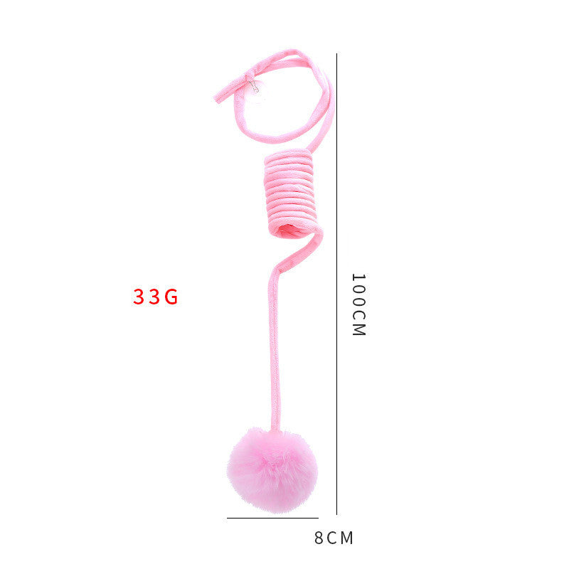 Cat Toy Self-Hi Sucker Spring Rabbit - Swefashionstore