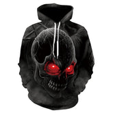 All kinds of fancy scary skull print hoodies - Swefashionstore