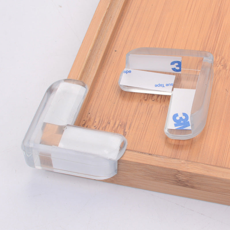 Baby Silicone PROTECTIVE Pad Child SAFETY Table Corner Cover