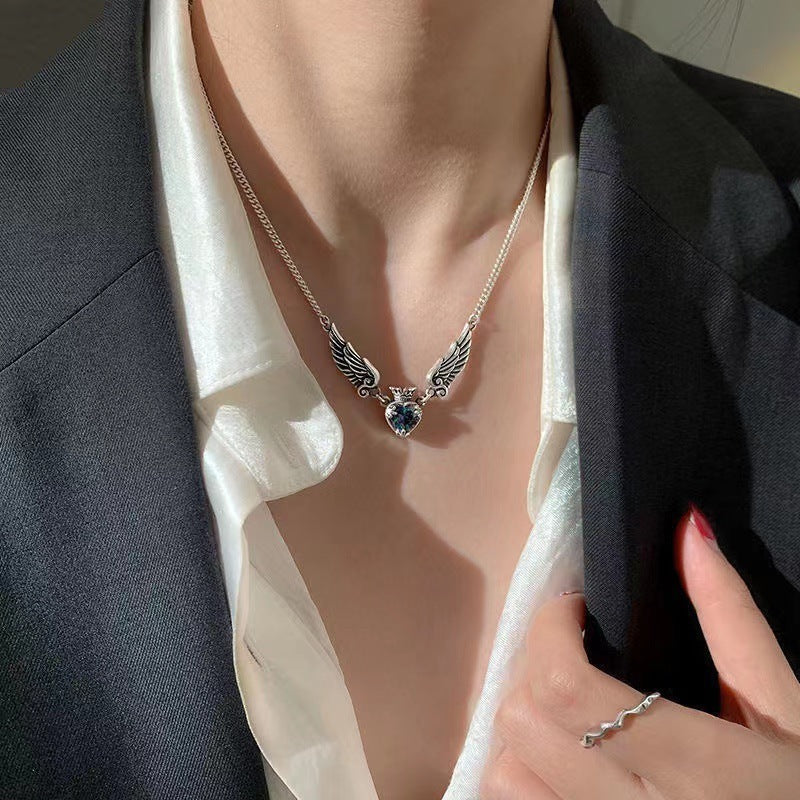 Vintage Gothic Angel Wings Necklace - Swefashionstore