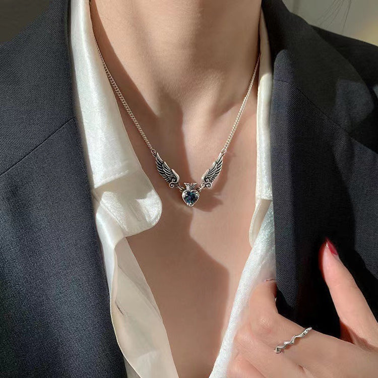 Vintage Gothic Angel Wings Necklace - Swefashionstore